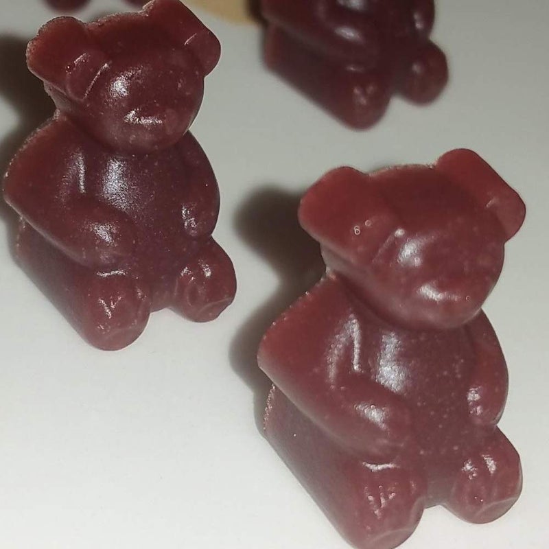 Palksky 20 Cavity Large Gummy Bear Mold/Big Bear Crayon Mold for Brownie Muffin Chocolate Ganache Jelly Pralines Caramels Candy Soap Bar Bath Bomb Mould - Image 5